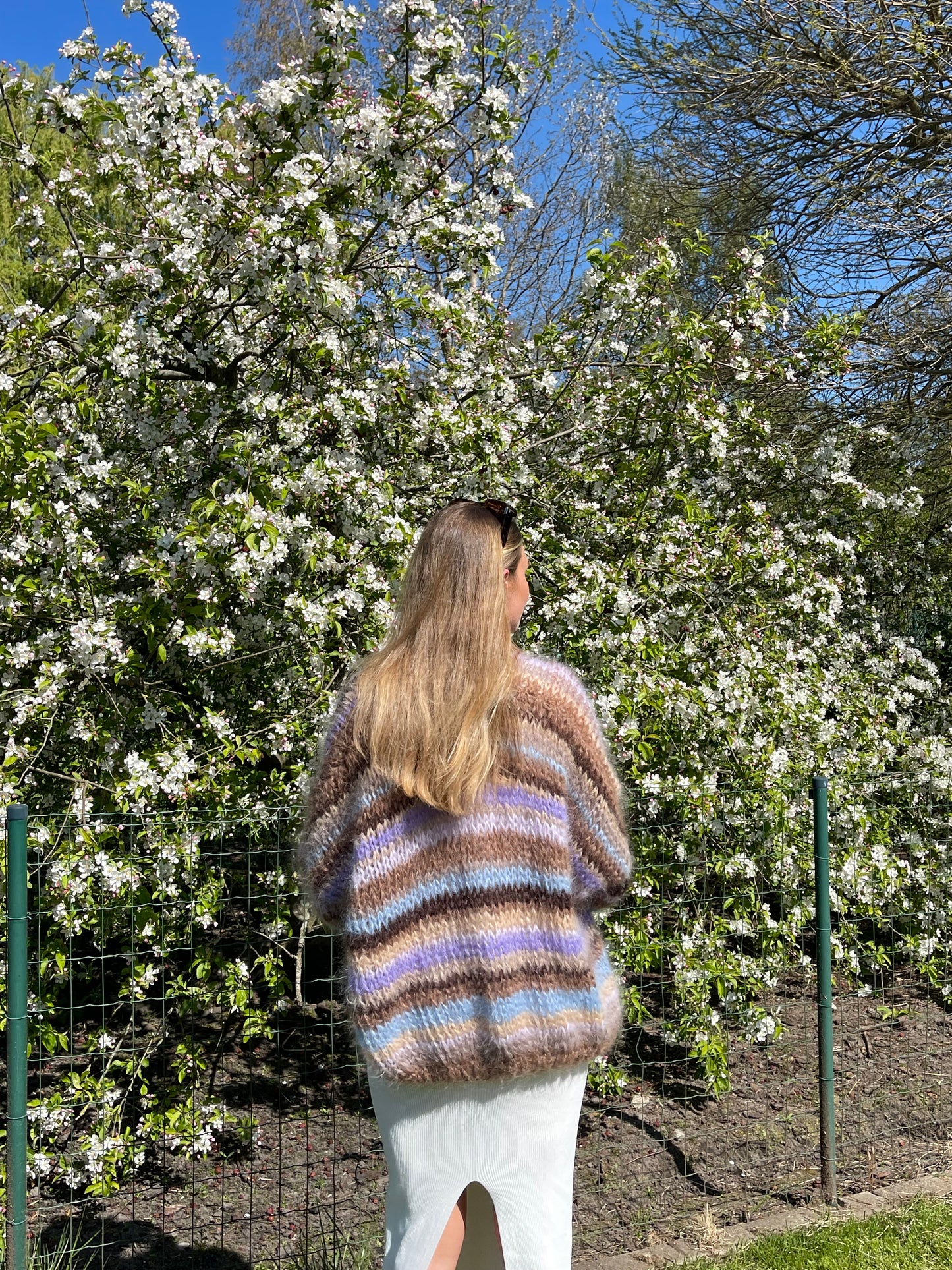 ROMEE CARDIGAN - browns & pastels