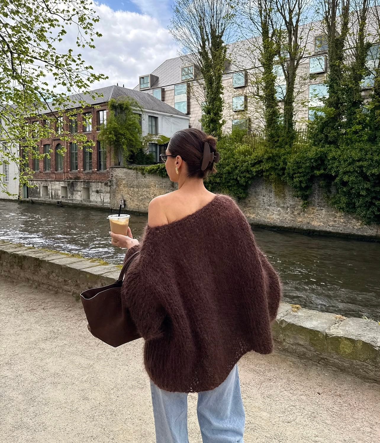 OVERSIZED OLIVIA KNIT - brown