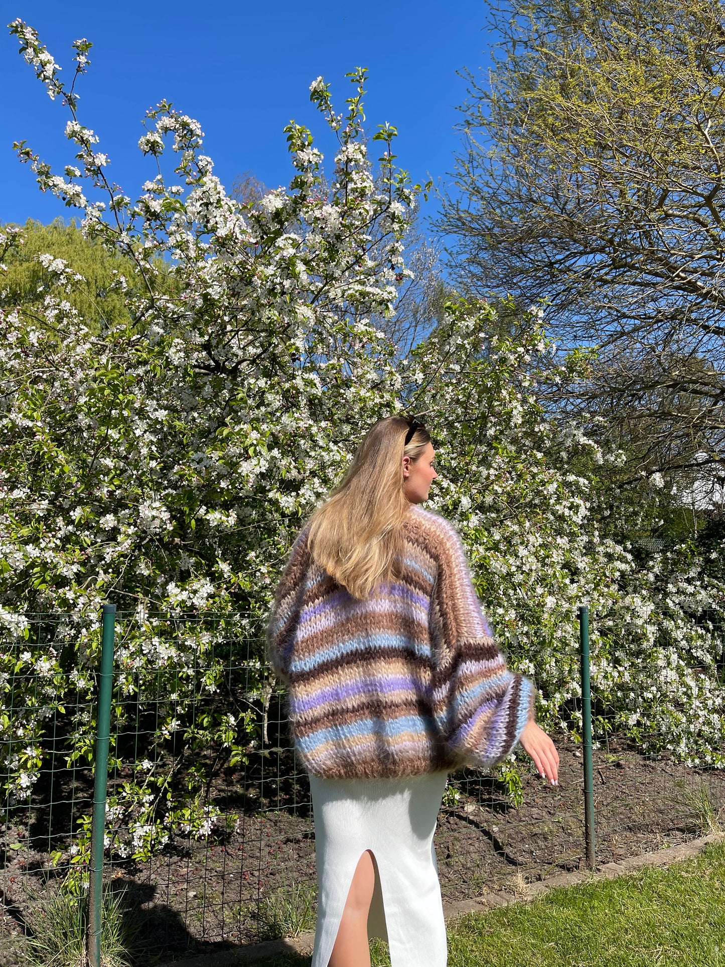ROMEE CARDIGAN - browns & pastels