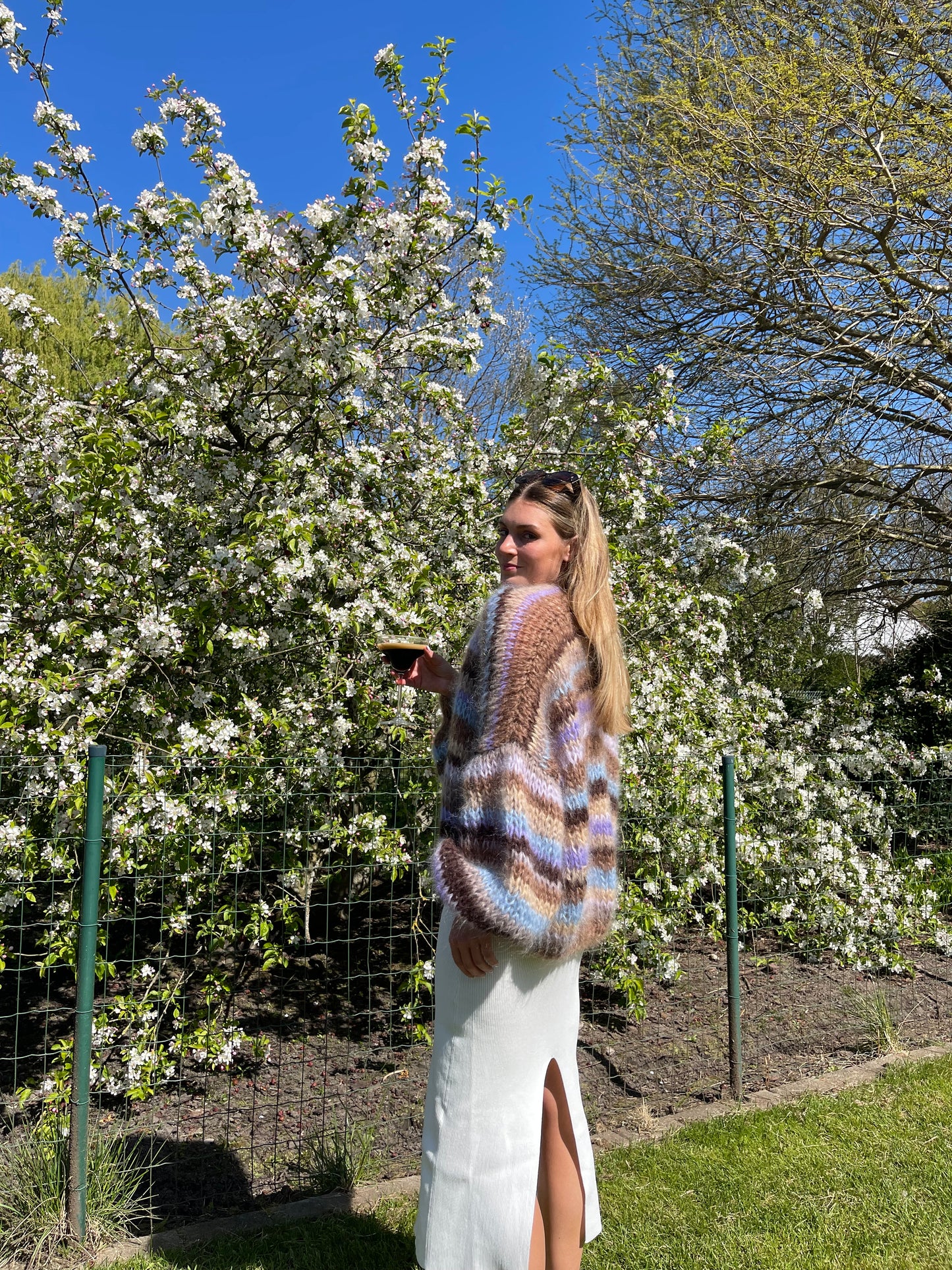 ROMEE CARDIGAN - browns & pastels