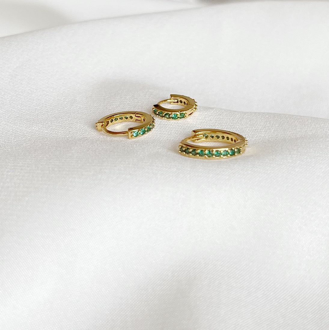 Green Circles - Gold