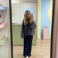 OVERSIZED OLIVIA KNIT - antraciet