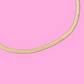 Fine Snake Skin Bracelet - Gold