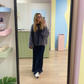 OVERSIZED OLIVIA KNIT - antraciet