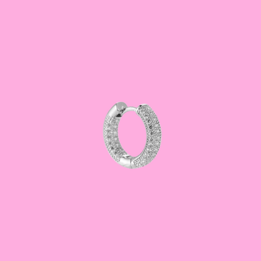 Round Diamond Piece - Silver