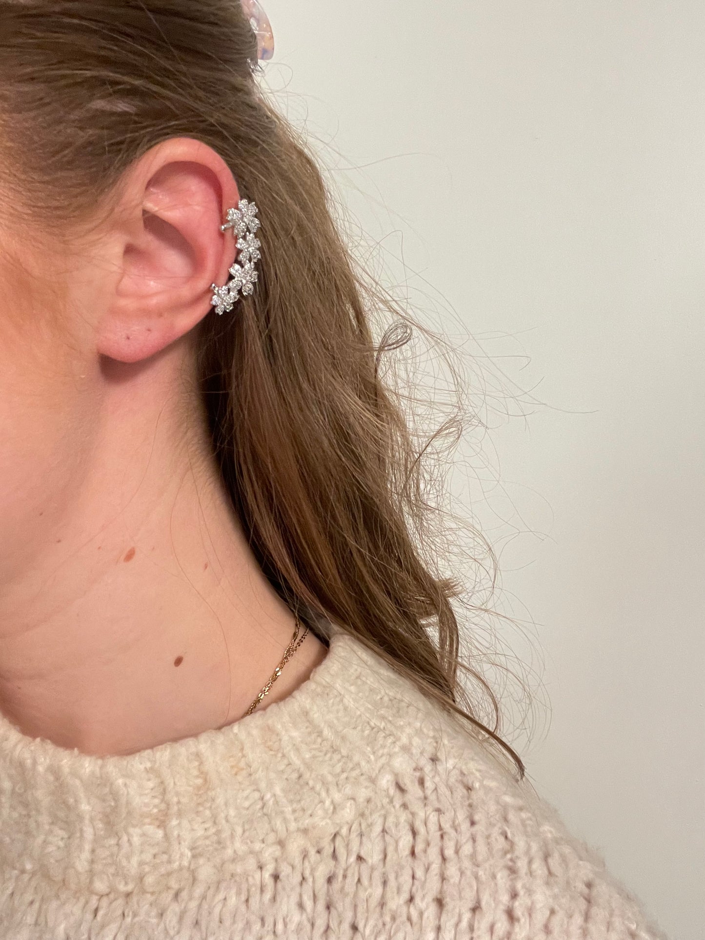 Earring cuff 1 - Silver