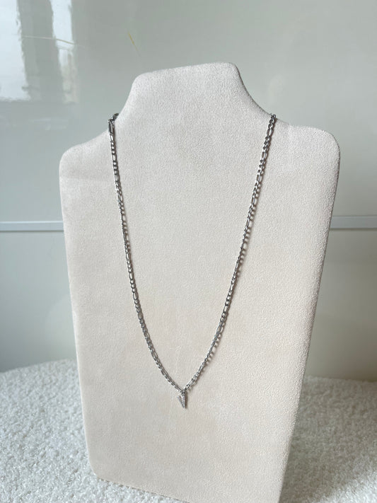 Necklace Initial V - Silver
