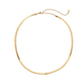 Snake Skin Necklace - Gold