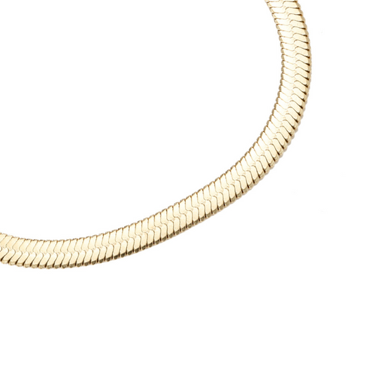 Snake Skin Bracelet - Gold