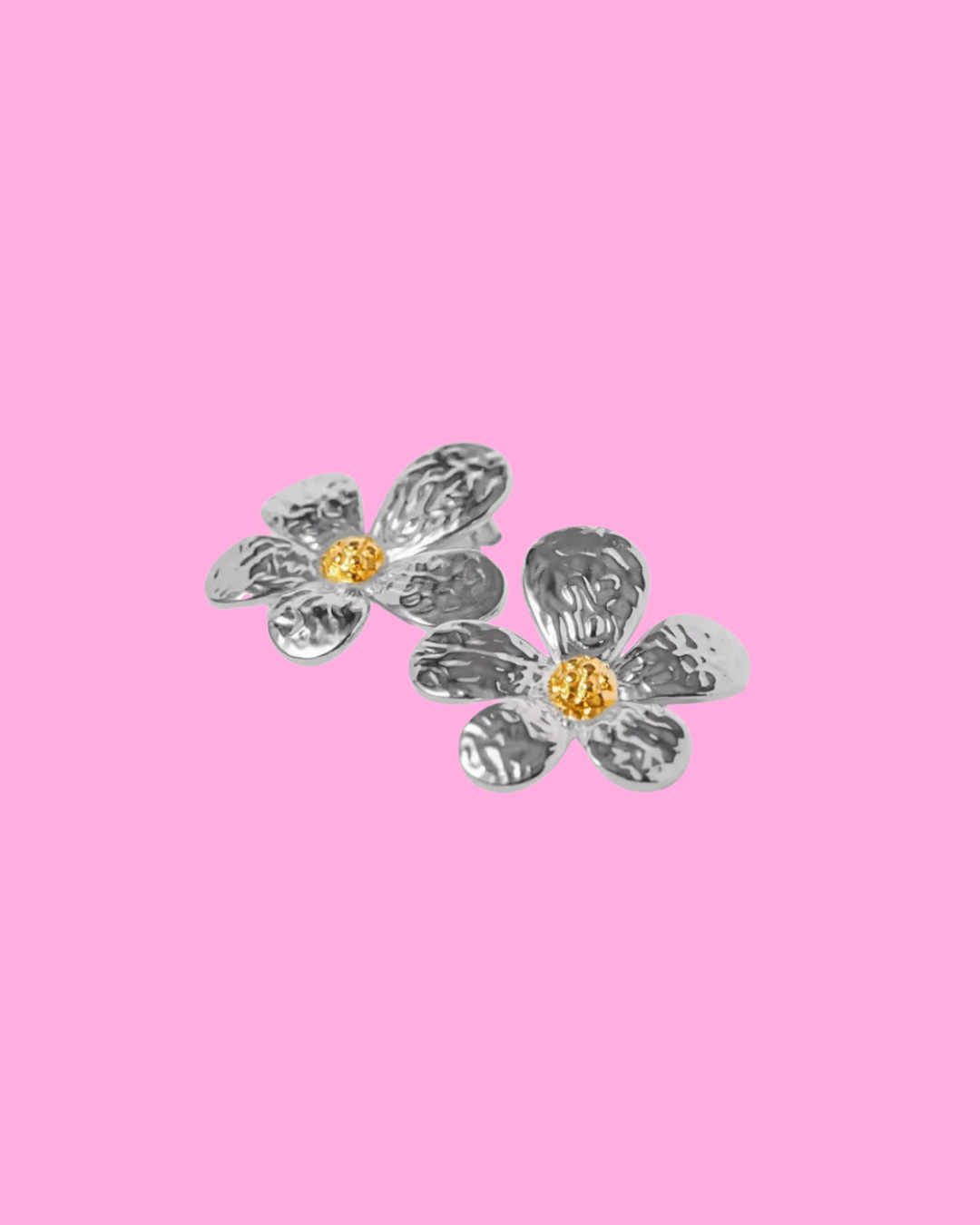 Fleur - Silver (a pair)