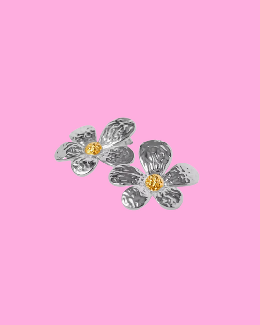 Fleur - Silver (a pair)