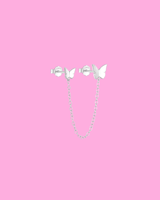 Ophee - connected butterfly - Silver