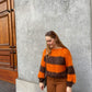 LIES KNIT - Brown & orange