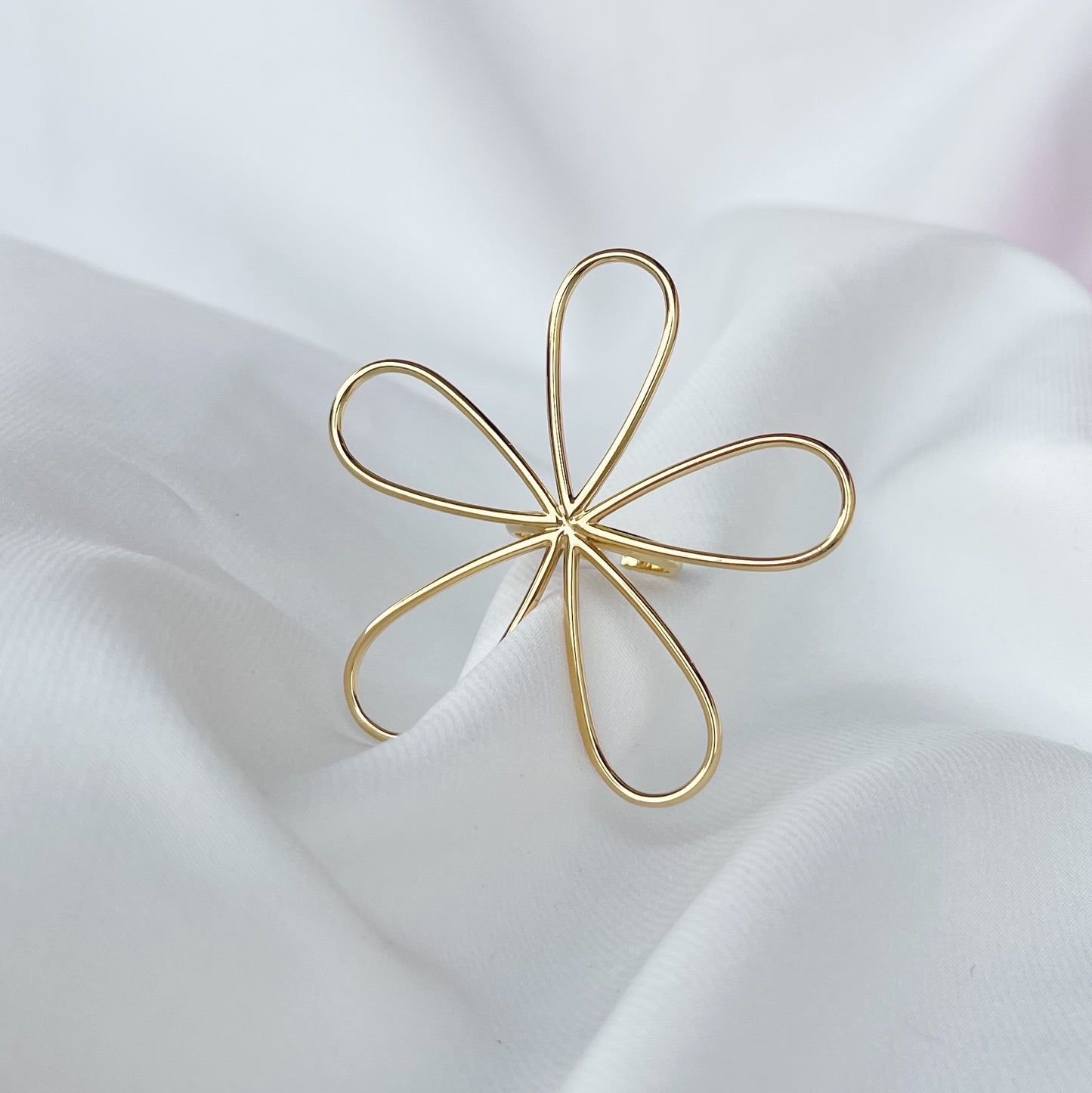 Lou Flower Ring - Gold