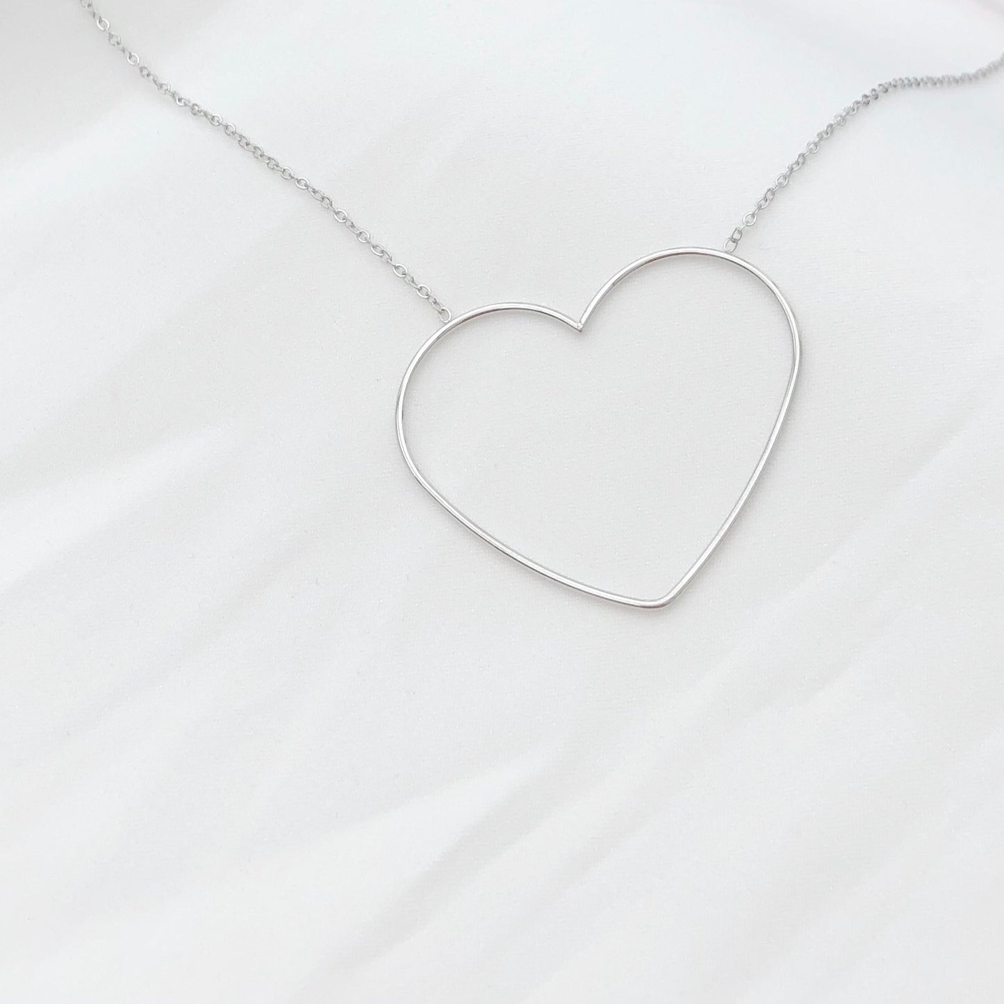 Mon Coeur Necklace - Silver