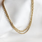 Two Chain Necklace  - Gold