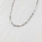 Simple Chain Necklace - Silver